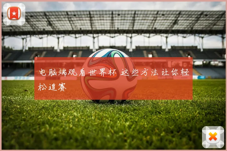 电脑端观看世界杯 这些方法让你轻松追赛